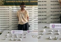 Chincha: cae “Yeritzon” con 196 ketes de pasta básica cocaína
