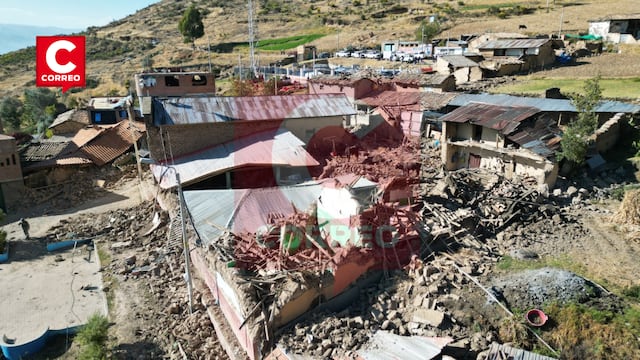 Así quedó Pumpunya tras el sismo que dejó seis fallecidos en Junín