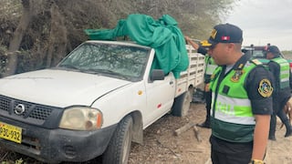 Piura: Policía de Carreteras encuentra caleta y recupera camioneta robada