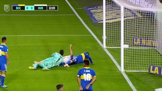 Luis Advíncula fue titular con Boca y se encargó de evitar la más clara oportunidad de Huracán (VIDEO)