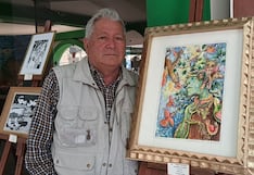 Huancayo: Seres de otras dimensiones se expresan a través del arte de Teobaldo Zavala