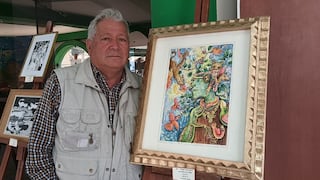 Huancayo: Seres de otras dimensiones se expresan a través del arte de Teobaldo Zavala
