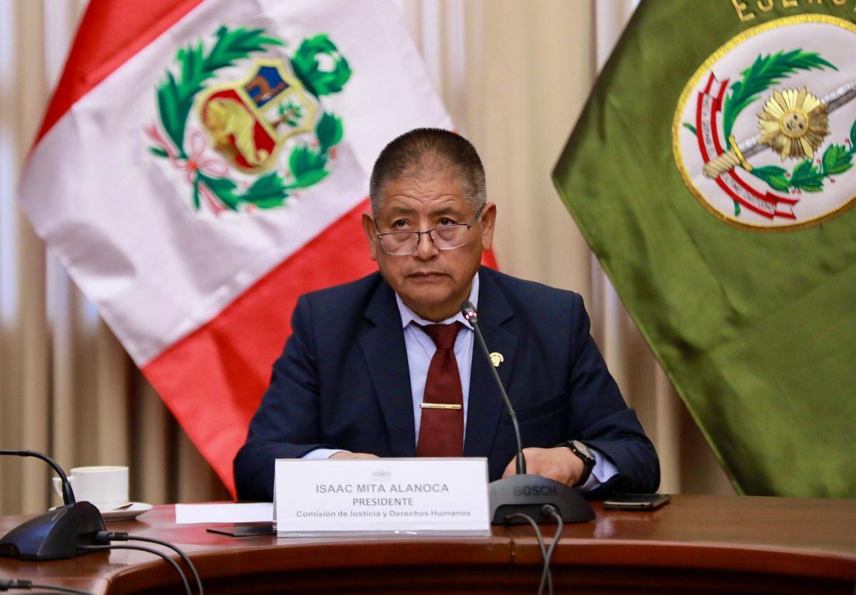 Isaac Mita, presidente de la Comisión de Justicia del Congreso. (Foto: Congreso)