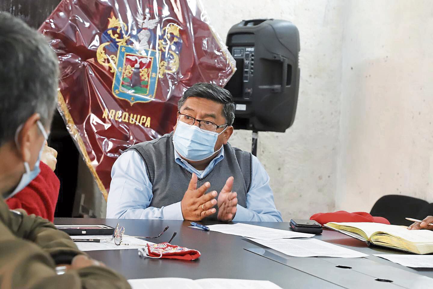 José Luis Hancco, cuestionó gestión del Consejo Regional (Foto: GEC)