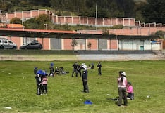 Jauja: Escolares hacen clases en la vía pública por protesta de padres de familia