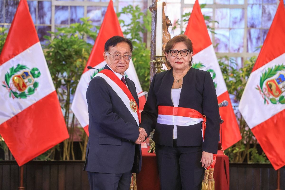 María Cuadros Espinoza, ministra de Educación. Foto: Presidencia