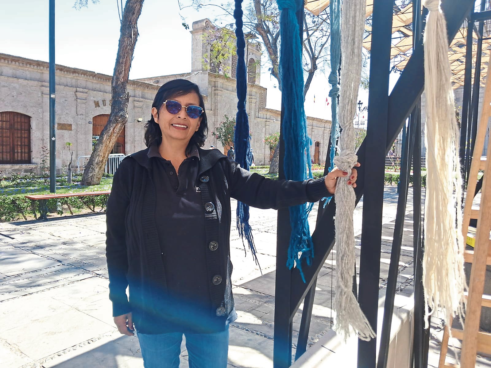 Karina Málaga presentó propuestas para preservación de la ciudad de Arequipa. Foto: GEC.