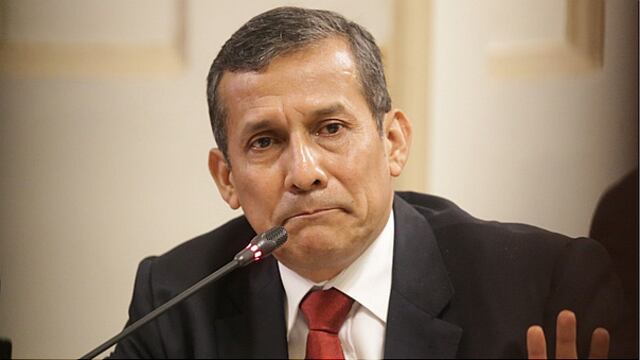 Humala: Condeno quiebre institucional por actitud política de las Fuerzas Armadas 