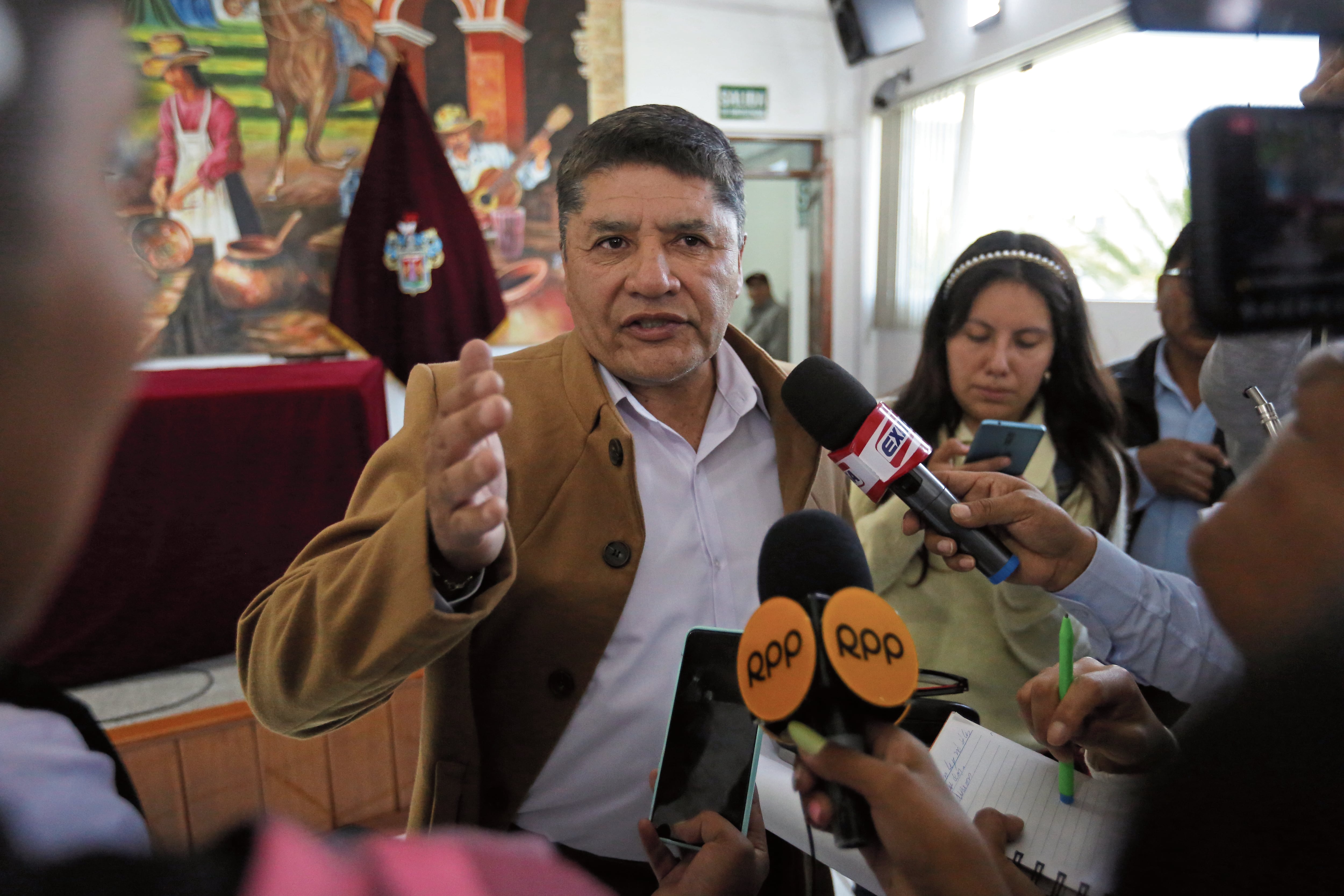Alcalde de la provincia de Arequipa, Víctor Hugo Rivera. Foto: GEC.