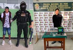 Lambayeque: detienen a presuntos delincuentes armados