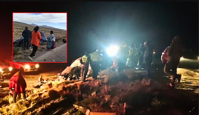 Accidente de tránsito en la vía Arequipa-Puno dejó fallecidos y es uno de los índices más altos en muertes violentas. Foto: GEC.