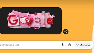 Google dedica su doodle del 14 de febrero a los gestos hechos a mano