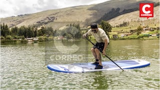 Conoce el stad up paddle, el “surf” que ya se practica en las alturas de la región Junín