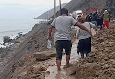 Panamerciana Sur: Mujer muere al cruzar bloqueo de escombros caminando