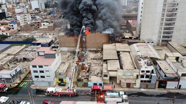 Incendio en San Miguel