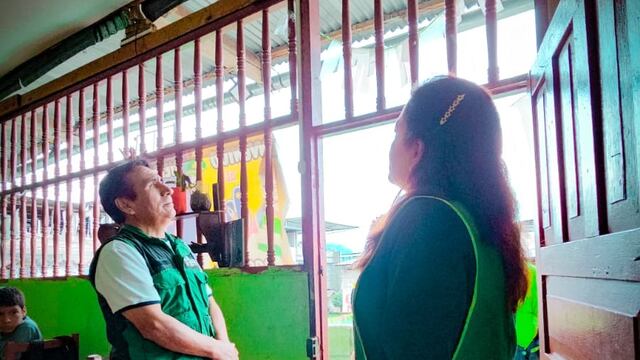 Director de Educación encuentra aulas en pésimas condiciones en Castillo Grande, Huánuco