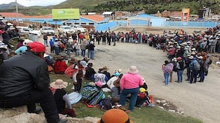 Desbloquean Corredor Minero del Sur para reunión de este miércoles en Challhuahuacho, Apurímac (FOTOS)