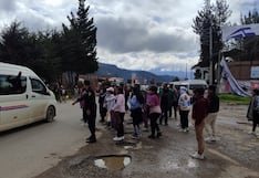 Paro de transportistas deja bloqueos, llantas pinchadas y enfrentamientos en Huancayo