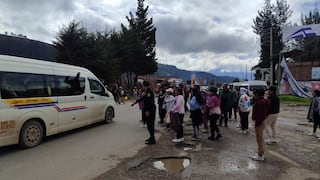Paro de transportistas deja bloqueos, llantas pinchadas y enfrentamientos en Huancayo
