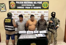 Pisco: caen presuntos integrantes de “Los paseros de San Pedro” con droga y explosivo