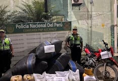 Huánuco: Incautan hoja seca de coca, insumos químicos y una motocicleta en intervención policial