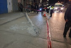 Motociclista falleció tras impactar contra un poste tendido en la vía pública, en Puno