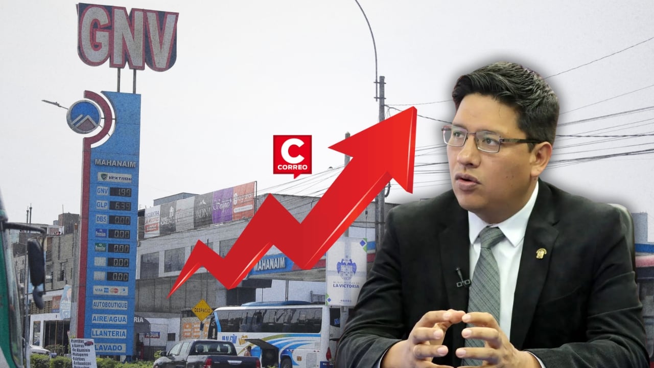 Ilich López alerta que GLP podría llegar a S/100 y afectar a 8 millones de hogares. Composición: Diario Correo.
