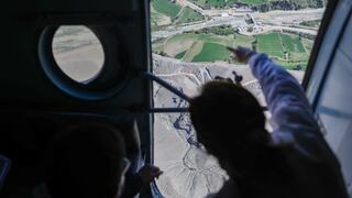 Presidenta sobrevoló el megaproyecto Majes Siguas en Arequipa (FOTOS)