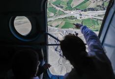 Presidenta sobrevoló el megaproyecto Majes Siguas en Arequipa (FOTOS)