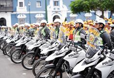 La Libertad: Observan la donación de 20 motos a la Policía