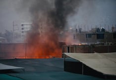 Incendio en fábrica de plásticos de Puente Piedra