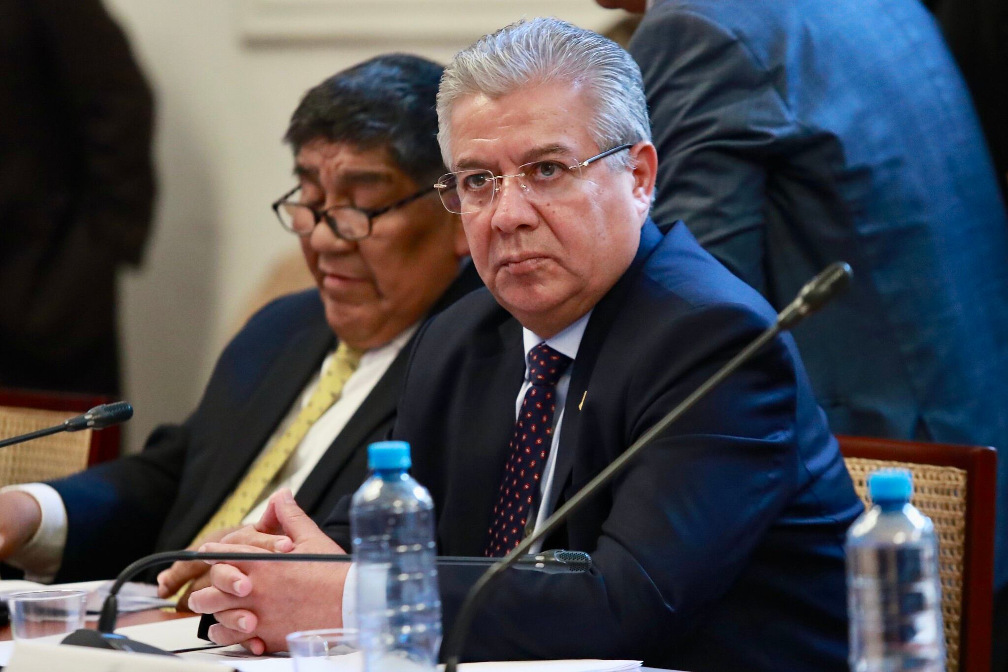 En declaraciones a la prensa, felicitó a los empresarios de transporte por su unidad y sostuvo que el paro no beneficia a nadie. (Foto: Congreso)