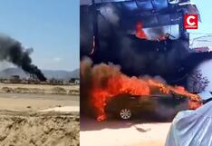 Avioneta se estrella contra casa en San Bartolo: Piloto y pasajero con pronóstico reservado