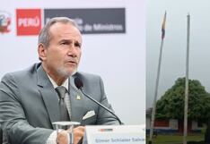 Canciller Elmer Schialer: Ejército retiró bandera colombiana izada en Loreto y se realizó denuncia