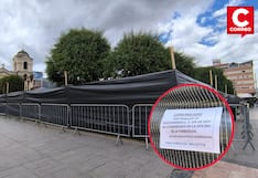 Así luce la Plaza de la Constitución a horas del Ño Carnavalón en Huancayo