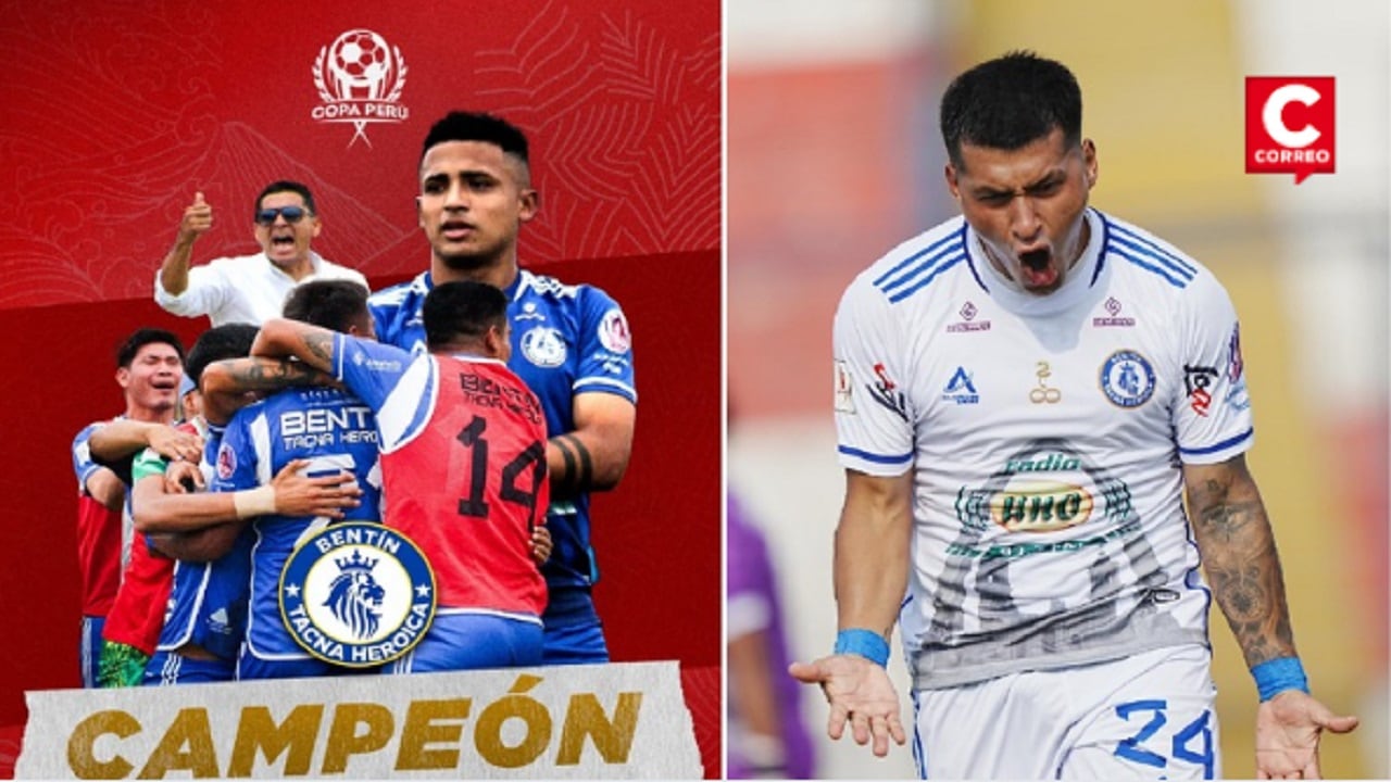 Bentín Tacna se impuso en penales y se proclamó en la Copa Perú. (Fotos: Copa Perú)