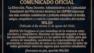 Politécnico Regional del Centro exige el cese de la violencia escolar tras la muerte del estudiante Milán