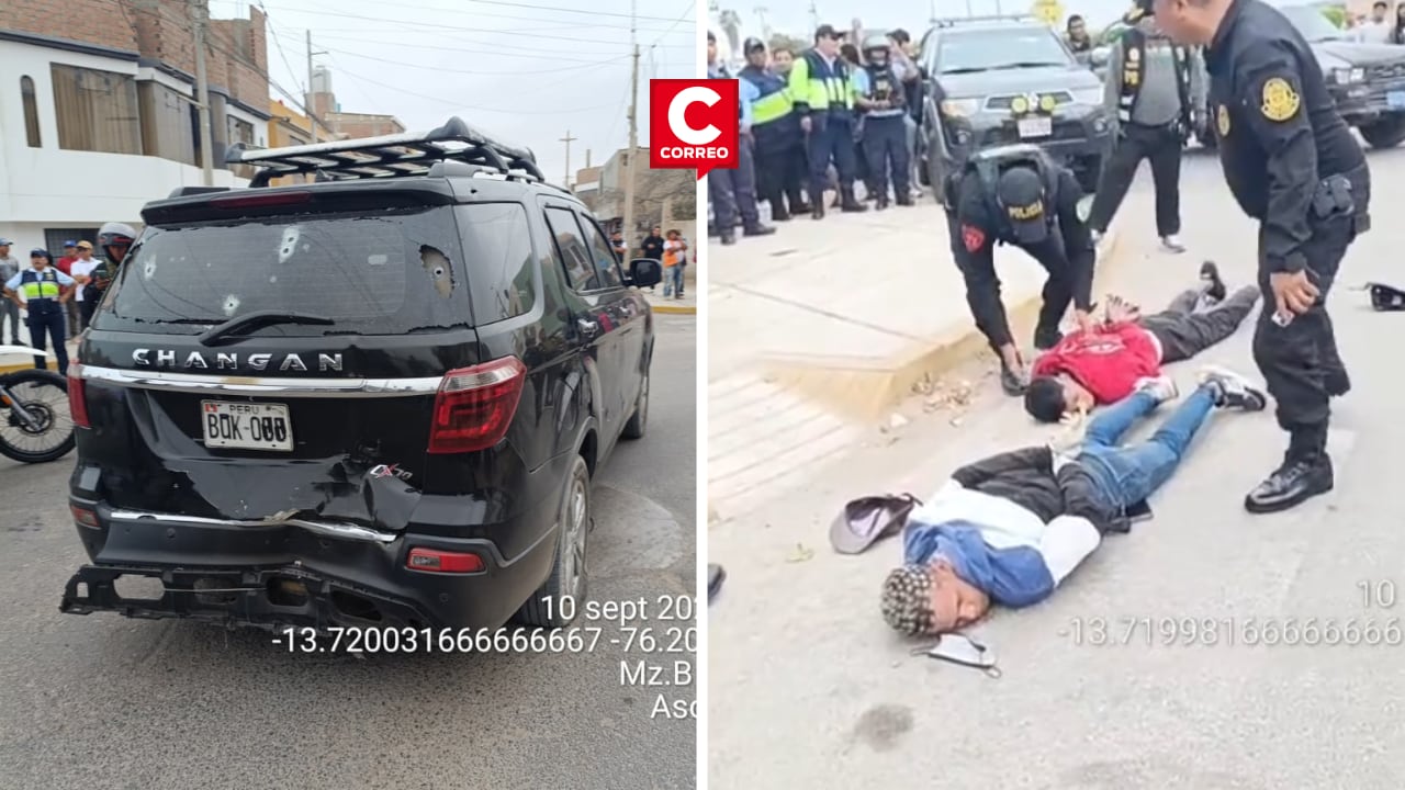 El operativo se realizó la mañana de este 10 de setiembre en la asociación Las Américas, en Pisco. Los intervenidos resultaron heridos de bala durante la acción policial y fueron trasladados a un hospital.