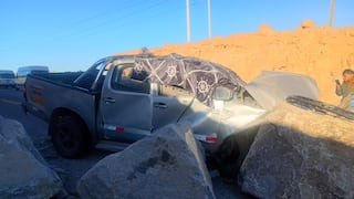 Un muerto deja bloqueo de la Panamericana Sur en Moquegua