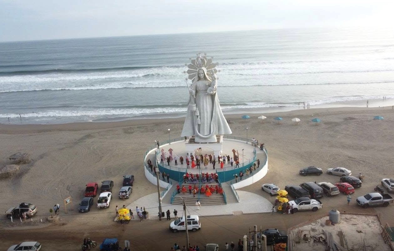 Fiestas Patrias: Mirador de la Virgen de la Candelaria un atractivo en las playas de Arequipa (Foto: Municipalidad Samuel Pastor)