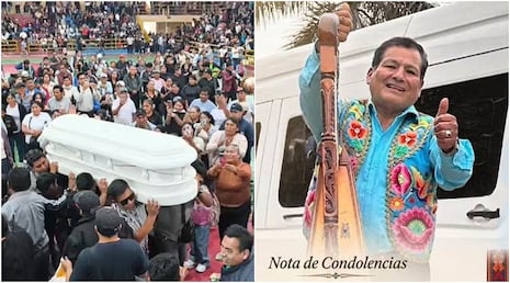 Miles acudieron al velorio y despidieron a Clemente Tadeo, el “Gorrión Tauripampino”