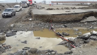 Desborde de las aguas de la quebrada El León afectaron carreteras de Trujillo (FOTOS) 