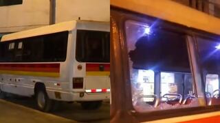 San Juan de Miraflores: Cinco buses de la línea D son atacados simultáneamente con pasajeros a bordo