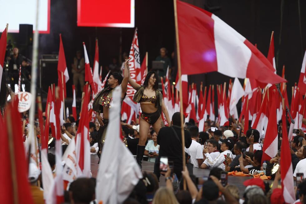 Cierre de campaña de Keiko Fujimori