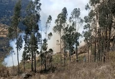 Áncash: Incendio forestal deja 15 viviendas afectadas y consume cinco hectáreas de cobertura natural en San Luis