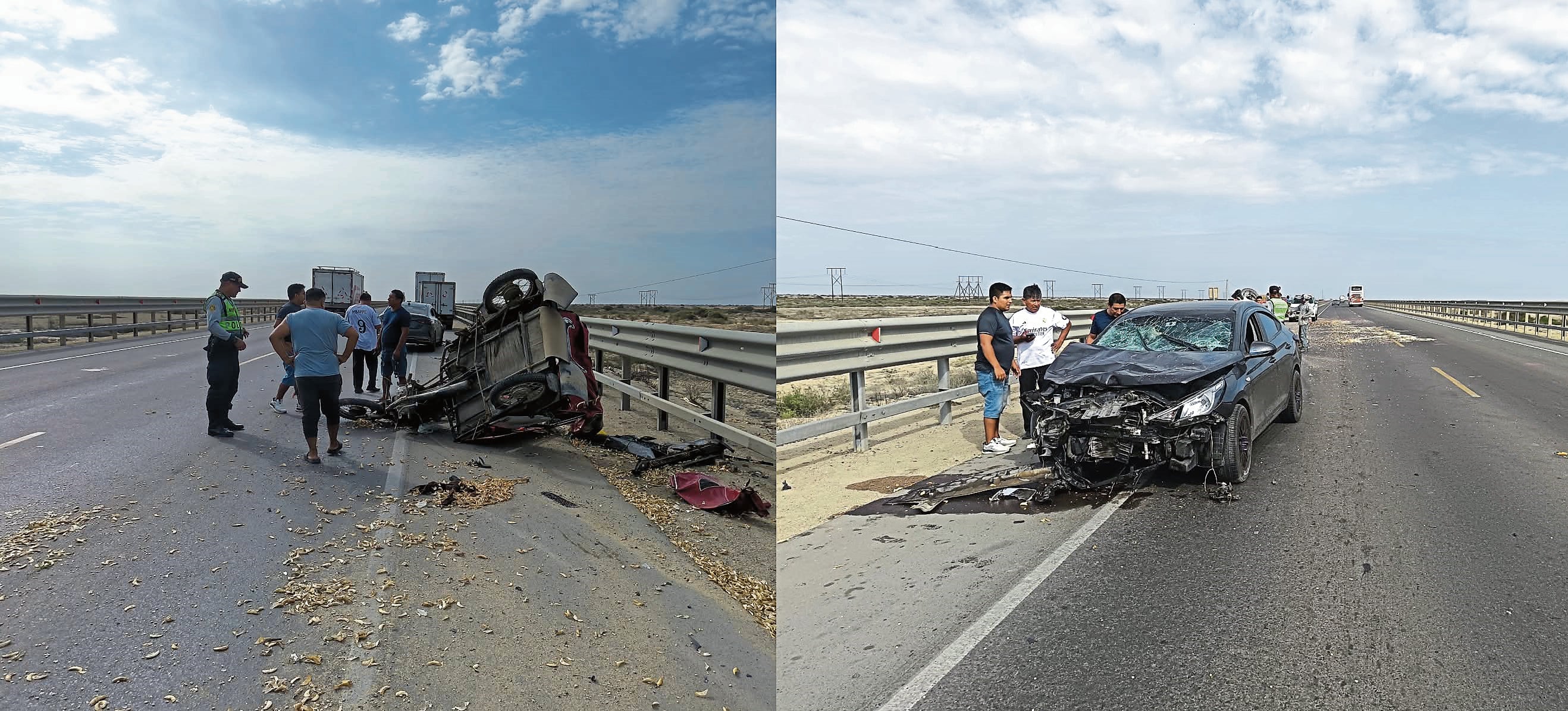 Lambayeque: madre muere en accidente cuando su hijo de 11 años conducía mototaxi
