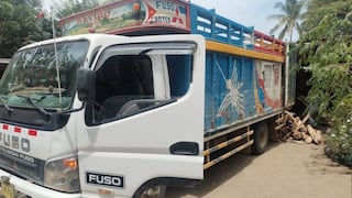 Sullana: Intervienen camión con 1,330 kilos de palo santo ilegal