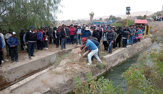 Tacna: Comuneros cierran compuerta y dejan sin agua a población del puerto de Ilo