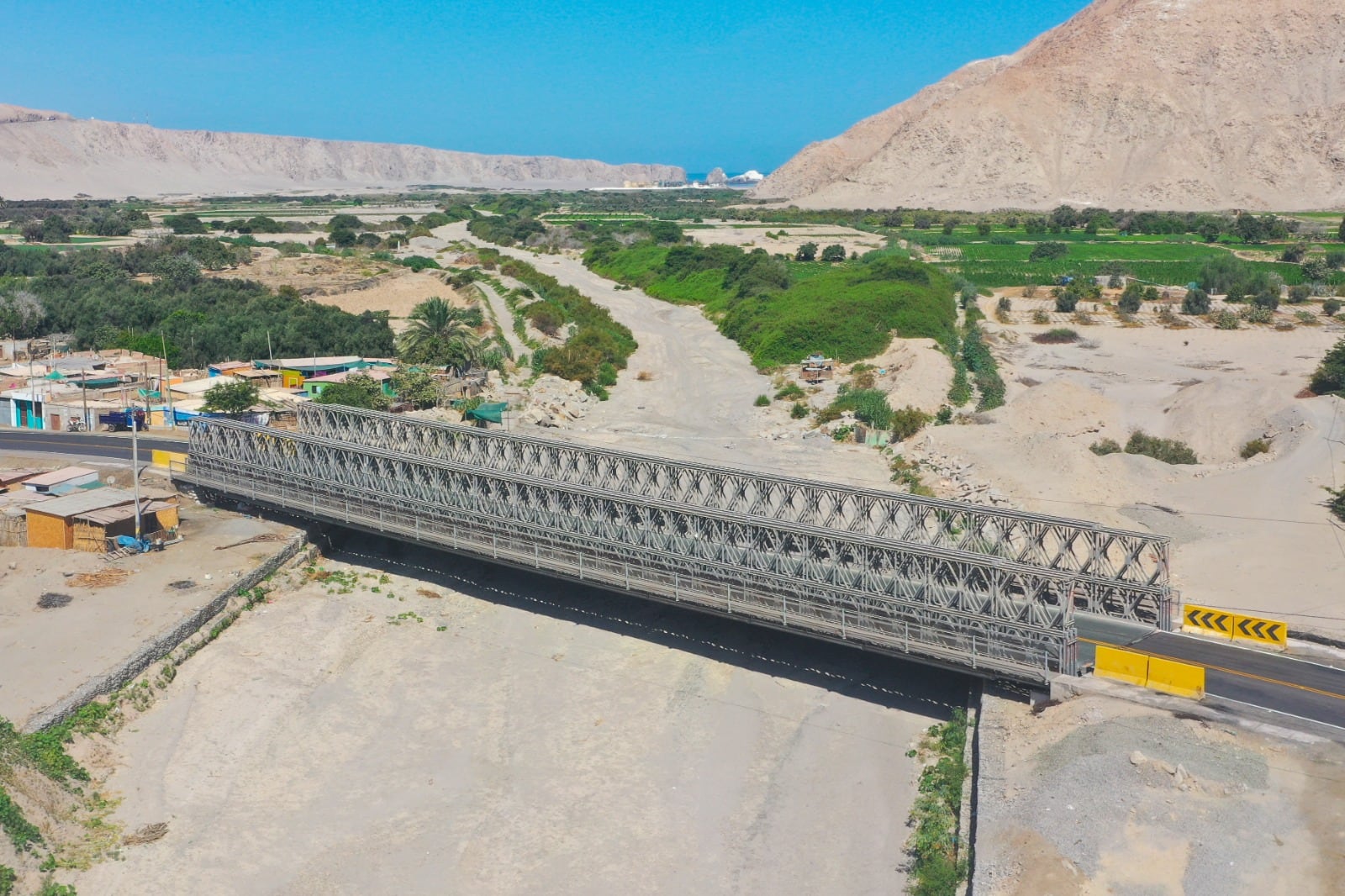 Puente Bailey se instalará en Uchumayo para restablecer el tránsito (Foto: Provias Nacional)