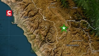 Sismo de magnitud 3.5 se registró en Chupaca, Junín, este 1 de septiembre